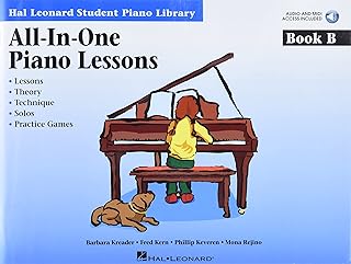 All-In-One Piano Lessons Book B: Book with Audio Access Included (Hal Leonard Student Piano Library (Songbooks)): Book wit...