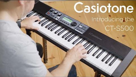 Casio CT-S500 Keyboard: Studio-Quality Sounds in Compact Design